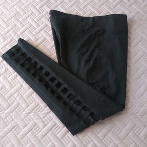 Kira Grace Warrior Side Cut Out Leggings Black L